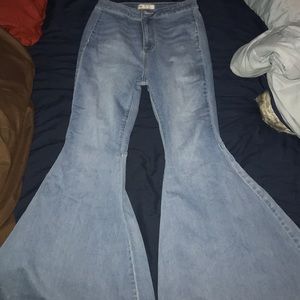 Free people float on flare pants